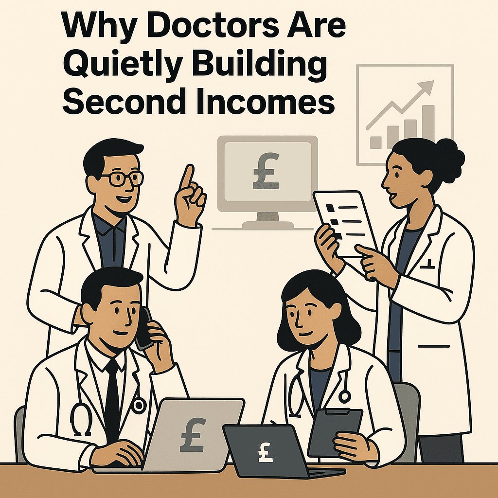 15 AI-Era Side Income Streams for UK Doctors (2025): Sermo, M3, GLG, Guidepoint, AlphaSights, CSO/DTAC Work & Digital Health Advisory