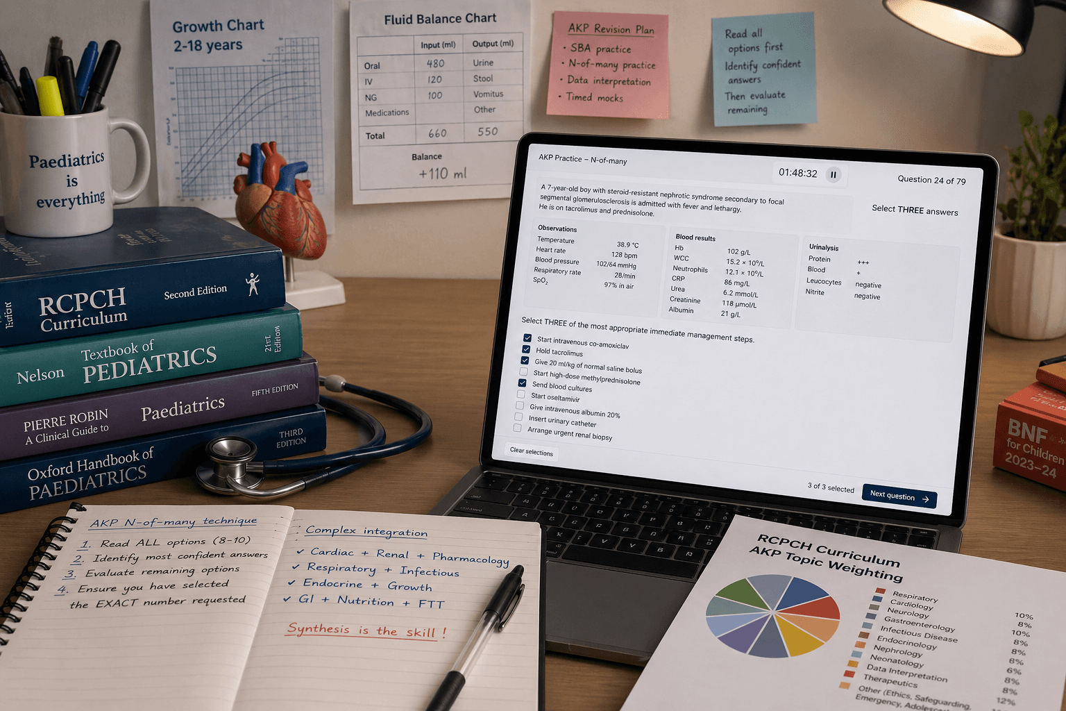 How to Pass the MRCPCH AKP Exam: Mastering the N-of-Many Format